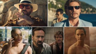 The Unbearable Weight of Massive Talent Trailer: Nicolas Cage Parodies Himself in this Comedy With Pedro Pascal Playing His Biggest Fan (Watch Video)