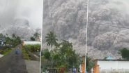 Mount Semeru Volcano Erupts In Indonesia's East Java Province, Spews Thick Columns of Ash In Air (Watch Video)