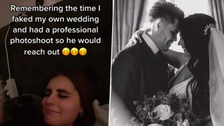 Woman goes Viral on TikTok After Faking Wedding in a Sad Attempt to Get her Ex's Attention (WATCH VIDEO)