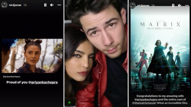 Nick Jonas Praises Wife Priyanka Chopra’s Performance In The Matrix Resurrections! (View Posts)