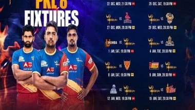Sports News | Pro Kabaddi League: UP Yoddha Set for Opening Clash Against Defending Champions