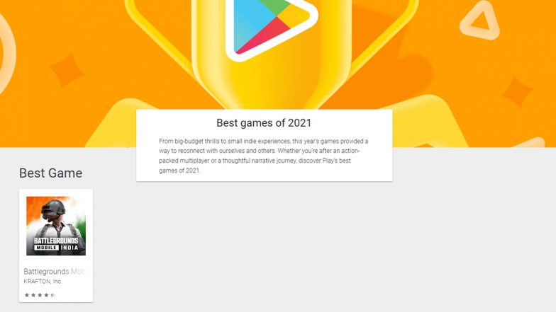 Google Play's Best Game of 2021