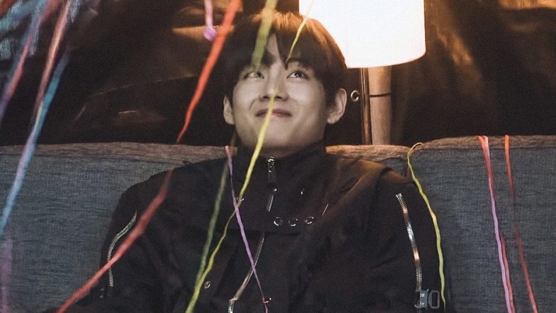 BTS V aka Kim Taehyung Nails Fashion Game in Embellished Leather Jacket and  Black Pants (See Pics)