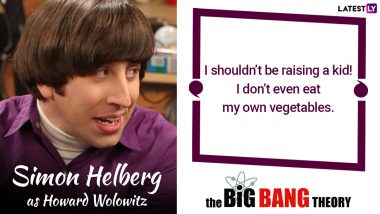 Simon Helberg Birthday Special: 10 Funny Quotes by the Actor as Howard Wolowitz From The Big Bang Theory That Are Amazing!
