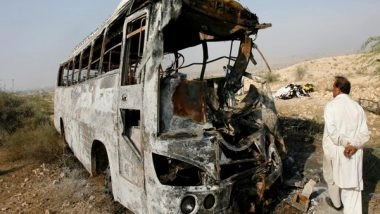 World News | Pakistan: 2 Killed, 15 Injured in Bus Collision