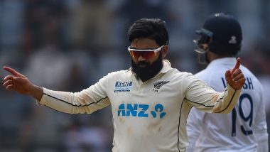 India vs New Zealand 2nd Test 2021 Stat Highlights Day 2: Ajaz Patel Gets 10-Wicket Haul, Team NZ Sets Unwanted Record as Hosts Enjoy Upper Hand