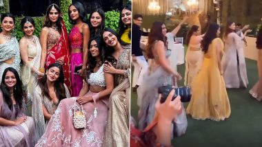 Alia Bhatt Is a Perfect Bridesmaid, Dances to ‘Peaches’ Song at Her Bestie's Pre-Wedding Festivity (Watch Video)