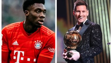 Alphanso Davies Furious With Lionel Messi Ballon d’Or 2021, Says ‘Robert Lewandowski Deserved It’
