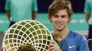 Andrey Rublev vs Ricardas Berankis, Australian Open 2022 Free Live Streaming Online: How To Watch Live TV Telecast of Aus Open Men&rsquo;s Singles Second Round Tennis Match?