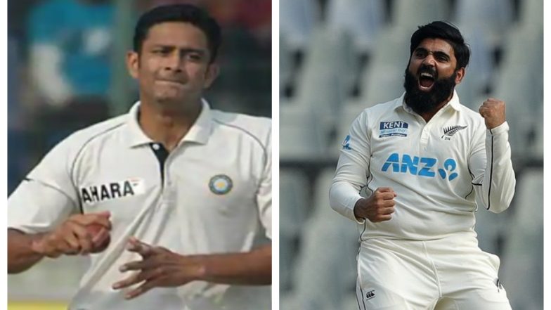 Anil Kumble Welcomes Ajaz Patel to 10-Wicket Club, Posts a Tweet Hailing Kiwi Spinner’s Effort