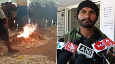 Upset Over Not Getting Fair Price For His Crop, Farmer Sets One Quintal Garlic on Fire in Madhya Pradesh