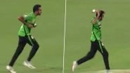 Pakistan Spinner Syed Faridoun Makes Waves in BBL With Unique Bowling Action (Watch Video)