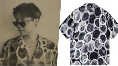 BTS J-Hope Poses in NSFW Condom-Printed Shirt! That's It. That's the Post