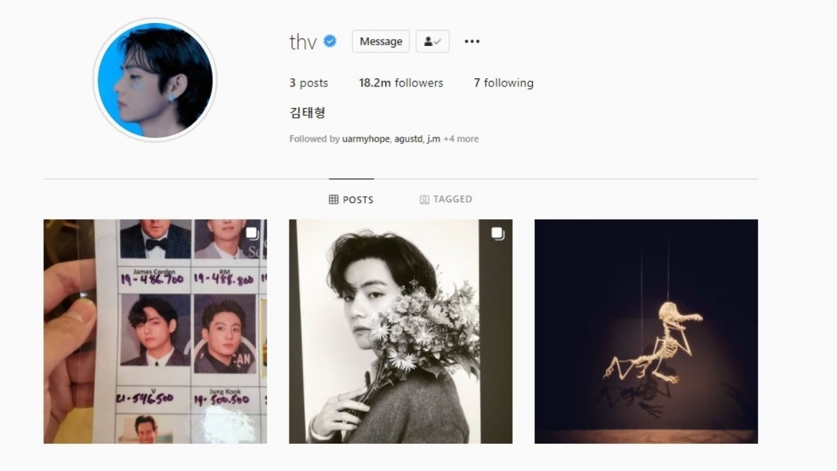Miris Opitvam Yufka Kim Taehyung Instagram Teknologipembelajaran Com