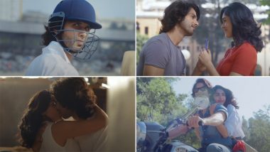 Baliye Re Song From Jersey: Shahid Kapoor Pasionately Locks Lips With Mrunal Thakur in Sachet-Parampara’s New Track (Watch Video)