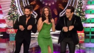 Bigg Boss 15: Salman Khan Asks Shahid Kapoor To Teach Him ‘Agal Bagal’ Song’s Hook Step (Watch Video)