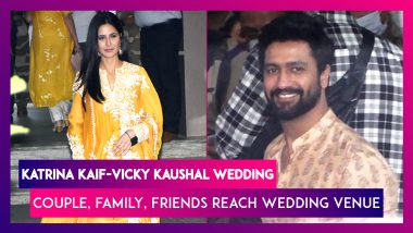 Katrina Kaif-Vicky Kaushal Wedding: Couple Reaches Rajasthan Along With Family & Friends; Venue Lights Up For Welcome