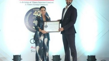 Business News | Entrepreneur Ankita Valand's Venture- Mr.Cafe Gets Acknowledged Under Times 40 Under 40