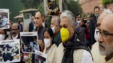 India News | BJP MPs Protest at Parliament over 'unruly' Opposition Behaviour