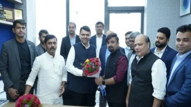 Business News | V21 Group Office Inaugurated by Former Chief Minister and Leader of Opposition - Maharashtra, Devendra Fadnavis