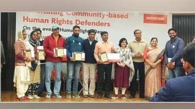 Business News | Community-based Human Rights Defenders Felicitated on Human Rights Day