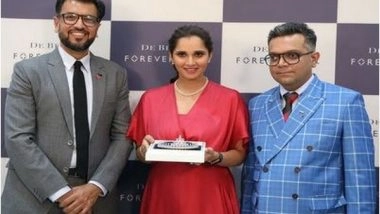 Business News | Sania Mirza Launches De Beers Forevermark Boutique in Collaboration with OM Jewellers