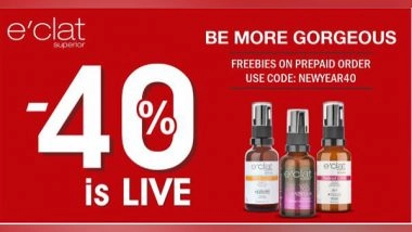Business News | E'clat Superior Provides 40 Percent off on All Its Products as Its New Year Sale