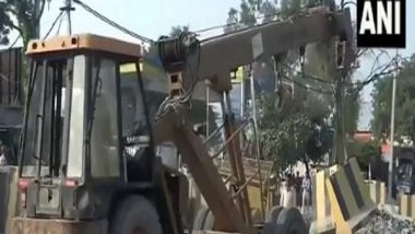 India News | Authorities Remove Barricades at Delhi-Haryana Border as Farmers Return Home