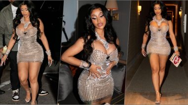 Cardi B, the New Creative Director of Playboy Flaunts Her Voluptuous Figure in Tight Prada Dress (View Pics)