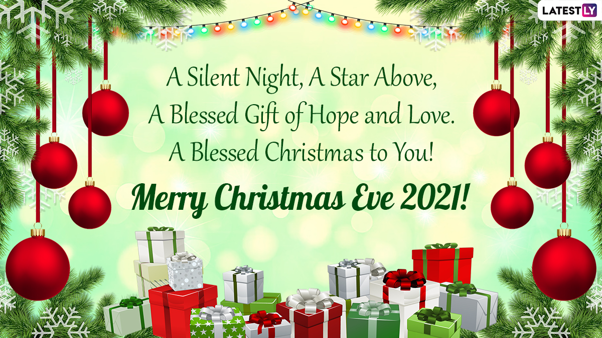 Christmas Eve 2021 Wishes & Messages Send HD Images, WhatsApp