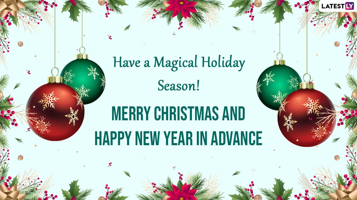 Merry Christmas and Happy New Year Greetings: Send HD Images ...