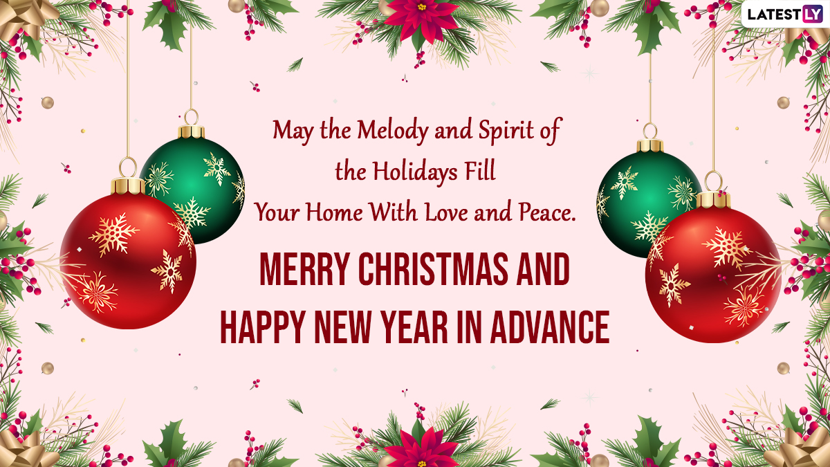 Merry Christmas and Happy New Year Greetings: Send HD Images ...