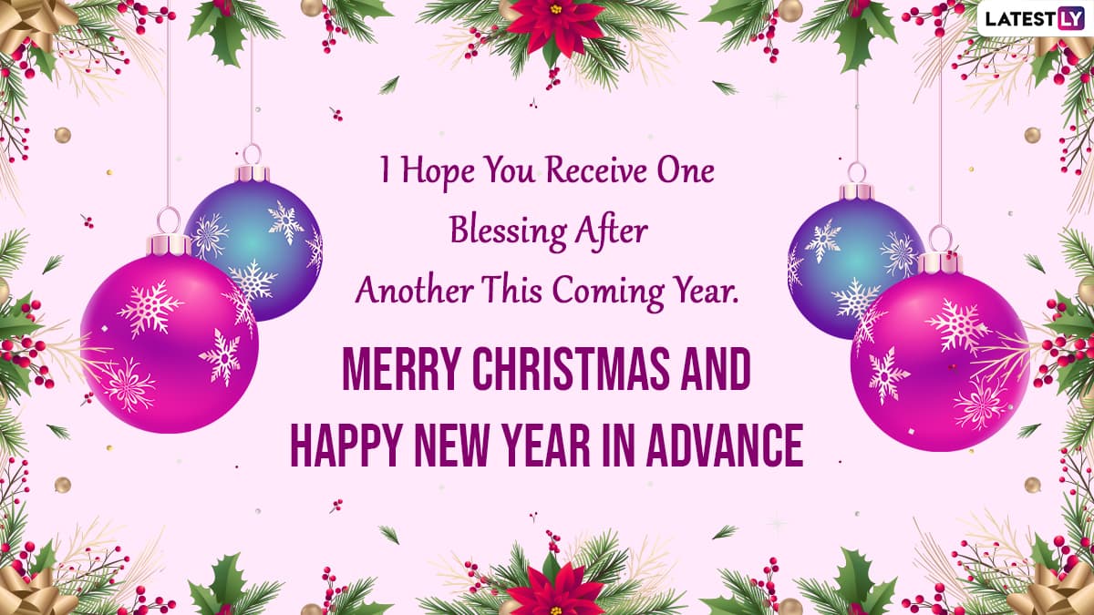 Merry Christmas and Happy New Year Greetings: Send HD Images ...