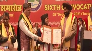 India News | Uttarakhand CM Honours Students of Open University