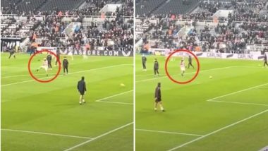Cristiano Ronaldo Reacts to Newcastle Fans Jeering at Him During Warmup, Video Goes Viral