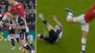 Cristiano Ronaldo Escapes Red Card After His Rash Tackle on Ryan Fraser During Newcastle vs Manchester United, EPL 2021-22 Match (Watch Video)