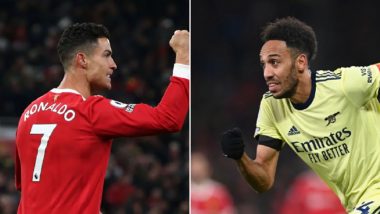 Pierre-Emerick Aubameyang ‘LIKES’ Cristiano Ronaldo’s Post That Celebrated Manchester United’s 3-2 Win Over Arsenal in EPL 2021-22