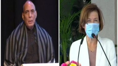 World News | Rajnath Singh to Meet French Counterpart Today for 3rd Annual Defence Dialogue