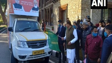 India News | Ahead of Uttarakhand Assembly Polls, Pushkar Singh Dhami Flags off 'Vikas Rath Yatra'
