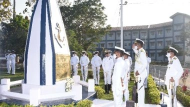 India News | Wreath-laying Ceremony Held at INS Gomantak to Commemorate Goa Liberation Day