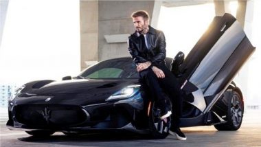 David Beckham and Maserati Centro Stile to Build the MC20 Fuoriserie Edition
