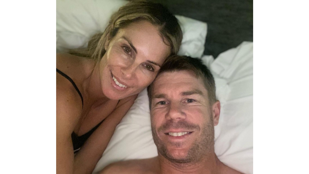 David Warner and Wife Candice Share Bed Selfie To Wish Happy New Year 2022  to Fans on Instagram (View Pic) | 🏏 LatestLY