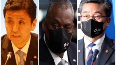 World News | Amid Growing Tensions with China, Defence Chiefs of Japan, US, S Korea May Meet in January