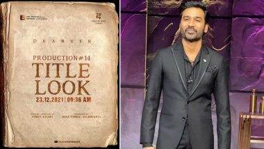 Dhanush to Star In Venky Atluri's Next; Title Look To Be Unveiled on December 23