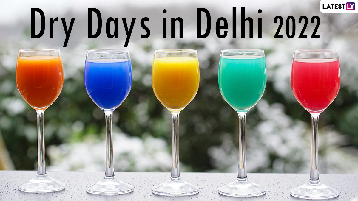 Food News Full List of Dry Days Delhi 2022 Check Out Dates When