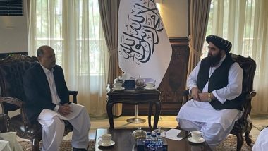 Pakistan Envoy Mansoor Ahmad Khan Meets Taliban's Acting FM Amir Khan Muttaqi, Discusses Bilateral Cooperation