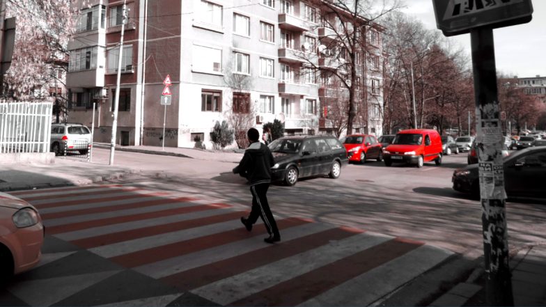 Mumbai Gets Red And White Zebra Crossing Stripes At Bandra Kurla Complex