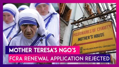 Mother Teresa's NGO's FCRA Renewal Application Rejected, MHA Cites 'Adverse Inputs' For Refusal