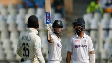 Sports News | Ind Vs NZ, 2nd Test: Mayank, Pujara Fall but Hosts Extend Lead to 405 (Lunch, Day 3)