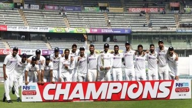 Sports News | India Become Number One Ranked Test Team After NZ Series Win